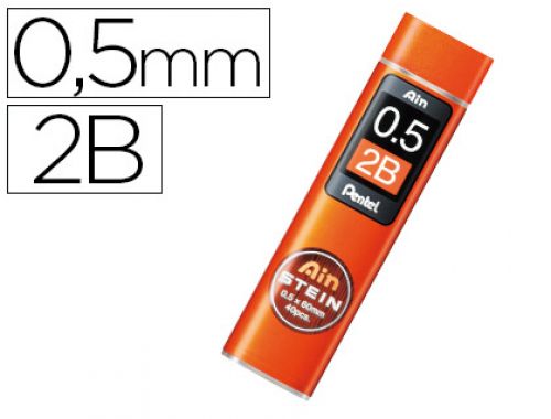 Minas pentel ain stein 0.5 2b estojo com 40 minas , Pentel , 77836 , 4902506079237